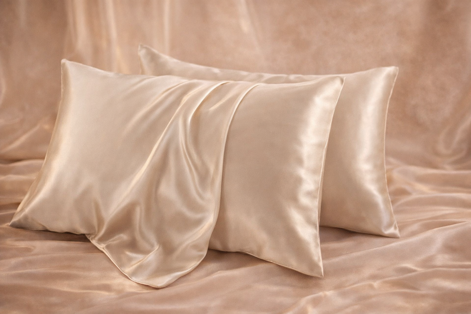 Taies d’Oreiller Satin – Rituel Nuit Protectrice (Lot de 2)