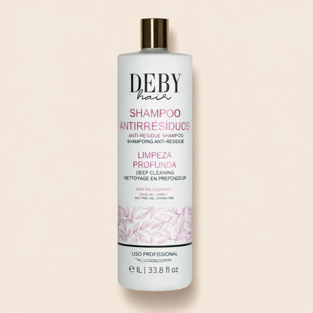 Shampooing Antirésidus Professionnel 1L – Shampooing Clarifiant Avant Lissage | DEBY Hair